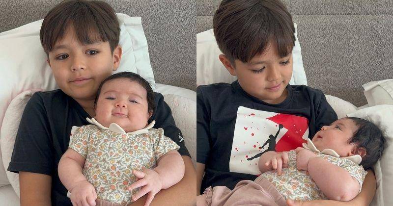 6 Foto Kedekatan Hagia dan El Barack, Gemas Banget
